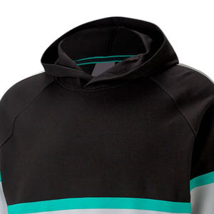 Sudadera con capucha para hombre de gran tamaño con logotipo bordado personalizado fabricante francés Terry Heavyweight Boxy 420 GSM - Product Image 4