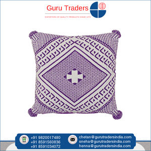 Amazing Offer on Genuine Quality Customizable 100% Cotton Decorative <b>Cushion</b> Covers for Dining Room, Sofa and Bedroom Usage - Product Image 2