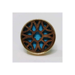 2025 Wooden <b>Handles</b> Round Shape Designer Highest Quality Bathroom <b>Furniture</b> Acacia Wood <b>Knobs</b> Antique Style Affordable - Product Image 6