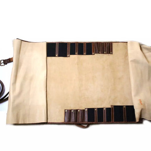 Sacs à rouleau de couteau en cuir personnalisé de la meilleure qualité en cuir véritable de qualité supérieure pris en charge par les OEM à bas prix pour les nouveaux sacs à outils - Product Image 3