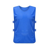 Maillots de football personnalisés sans manches, maillot de football unisexe, 100% polyester, vêtements de sport de football, veste en mesh d'entraînement, couleur personnalisée