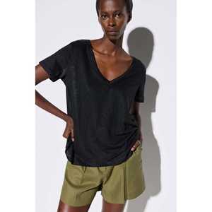 Camiseta Casual de Algodón Suave para Mujer, Corte Ajustado, Tallas XS-XL, Transpirable, con Estampado de Personajes, Versión Corta de Verano, con Letras - Product Image 3