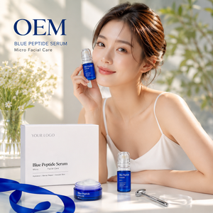 เซรั่มบำรุงผิวหน้าสูตรบลูคอปเปอร์เปปไทด์ รับผลิตแบบ OEM ODM พร้อมบริการติดโลโก้แบรนด์ของคุณเอง ขายส่งผลิตภัณฑ์ดูแลผิวหน้า - Product Image 1