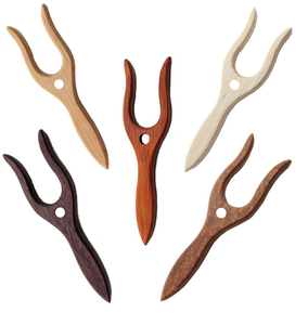 Tenedor de tejer Lucet de madera, herramienta de cordón para tejedores, ganchillo, tenedor de tejer al por mayor, el mejor precio - Product Image 6