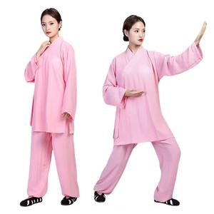 Kimono de Jiu Jitsu Tradicional Estilo Wudang, Túnica de Algodón para Tai Chi, Ropa de Práctica Taoísta, Artes Marciales, Meditación Zen para Niños - Product Image 3