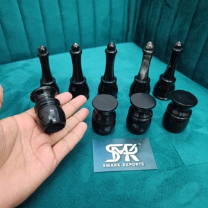 Mango para Brocha de Afeitar de Cuerno de Búfalo, Grado A+, SMARK EXPORTS, Acabado Rústico, Agarre Fuerte y Cómodo para la Rutina Clásica de Afeitado en Húmedo - Product Image 5