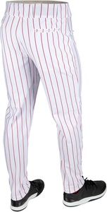 Vêtements d'équipe sportive de haute qualité par sublimation personnalisée Pantalon de baseball de couleur classique avec fines rayures - Product Image 6