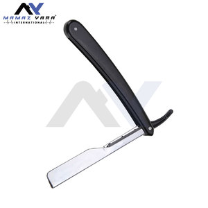 Maquinillas de Afeitar Rectas Desechables Profesionales para Hombre, Soporte para Cuchillas, Cabezales de Cuchillas, Bloqueo de Seguridad, Protector de Cuchillas, Barbería, Afeitado, Cuidado Personal - Product Image 2
