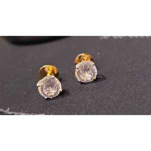 Pendientes de Diamantes SE-1060 con Forma de Bola - Product Image 1