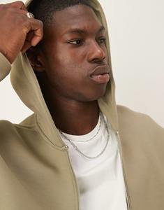 Sudadera con capucha de gran tamaño con apliques de retazos, ropa de calle pesada, jersey de estilo bordado para hombres y mujeres, venta al por mayor - Product Image 2