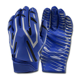 Guantes de receptor de fútbol americano personalizados de alta calidad para adultos jóvenes hechos de cuero directamente del fabricante en Pakistán - Product Image 6