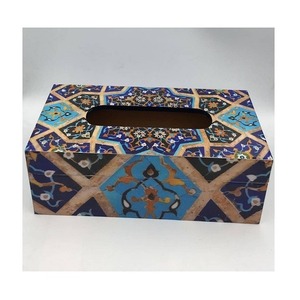 Soporte de caja de pañuelos decorativo para el hogar moderno servilletero de madera de la mejor calidad para hoteles resorts decoración de mesa de café servilletero - Product Image 6