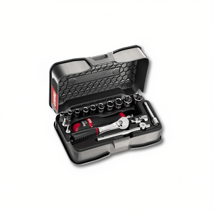 Assortiment d'outils de réparation automobile de 17 pièces avec douilles hexagonales et cliquet de 1/4'' pour utilisation USAG - Product Image 2