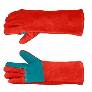 Gants de soudage en cuir pour une protection maximale dans les environnements chauds Gants de soudage en cuir Grand fabriqué avec des gants de soudage en Kevlar - Product Image 4
