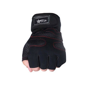 Guantes de gimnasio acolchados con soporte de muñeca mejorado para levantamiento de pesas y entrenamiento de fuerza Agarre antideslizante para entrenamiento - Product Image 2