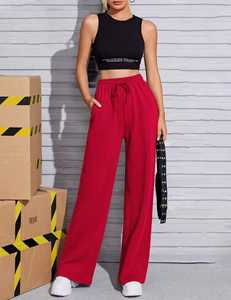 Pantalon de survêtement de style de rue décontracté pantalon de survêtement élégant pour femmes pantalon de survêtement respirant service OEM disponible - Product Image 4