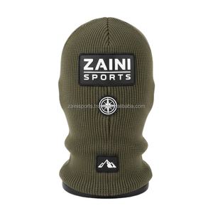 บาลาคลาวาผู้หญิงพรีเมียม 320 GSM ผ้าริบเนื้อนุ่ม สีน้ำเงิน แต่งกระดุม ช่องตาแบบมีรู ปักโลโก้ตามสั่ง สำหรับผู้หญิง - Product Image 2