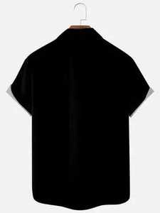 Chemises Homme Haut de Gamme 2026 à Imprimé Floral Manches Courtes – T-shirt Boutonné Confortable pour Fêtes Estivales et Plage - Product Image 6