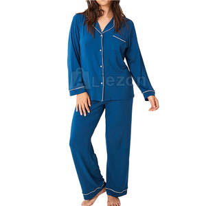 Long Sleeve Sleepwear for <b>Women</b> Lightweight Sleepwear Sets Quick Dry Comfortable Sleepwear - Product Image 1