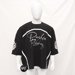 Alta calidad de gran tamaño de transferencia de calor de impresión de verano personalizado transpirable streetwear impreso fabricante al por mayor camiseta - Product Image 1