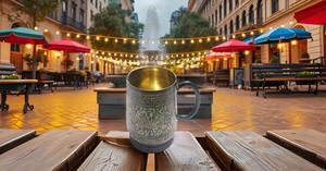 Unique tankard look handmade pure brass beer stein capacity 18 oz moscow mules mugs - Product Image 5