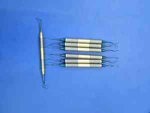 Grace Dental, juego de escalador de Limpieza de dientes Manual de alta calidad, 7 curetas periodontales, instrumentos quirúrgicos dentales de acero inoxidable - Product Image 4