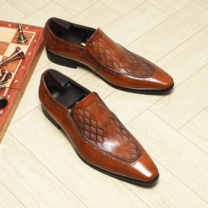 Zapatos Oxford clásicos de cuero genuino para hombre, calzado formal de negocios, zapatos de oficina cómodos, zapatos formales para hombre - Product Image 1