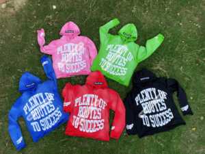 เสื้อมีฮู้ดผ้าเทอร์รี่ทำจากผ้าฝ้าย100% โอเวอร์ไซส์มีฮู้ดปักลายแบบโอเวอร์ไซส์กำหนดเอง - Product Image 6