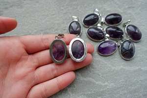 Mix Gemstones 925 Sterling Silver Handmade Designer Pendant Fine Jewelry Pendentifs & Charms For Women - Product Image 5