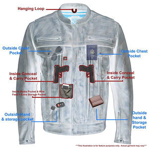 Chaqueta de Cuero para Hombre, Estilo Biker, Corte Ajustado, Resistente, para Invierno, Uso Casual, Diseño Elegante, Calidad Premium - Product Image 3