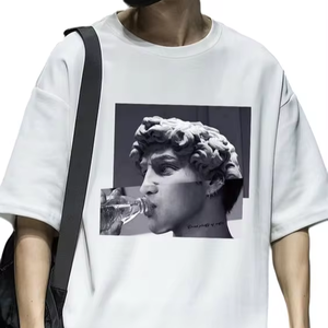 เสื้อยืดคุณภาพสูงจากผู้ผลิตเสื้อยืดกลางแจ้งวัสดุทนทานเสื้อผ้าจำนวนมากเสื้อผ้าจำนวนมากเสื้อผ้าแบบผสมเสื้อผ้าแบบใช้แล้ว - Product Image 1