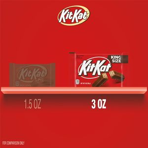 <b>KIT</b> KAT Milk Chocolate Wafer King Size, Candy Bars, 3 oz (24 Count) - Product Image 5