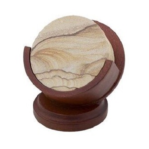 Dessous de verre en résine époxy carré et rond personnalisé avec support, ensemble unique, couleur personnalisée, tasse à thé, vente en gros - Product Image 3