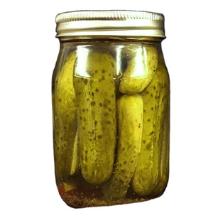 Concombres marinés de qualité supérieure en saumure, cornichons croustillants en conserve, cornichons entiers, vente en gros pour la restauration - Product Image 2