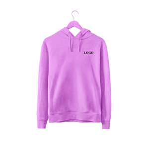 Sweat à capuche d'hiver écologique grande taille en coton épais uni lourd surdimensionné personnalisable pour homme noir - Product Image 1