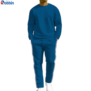 Ensemble de survêtement tendance pour homme, imprimé, col rond fin et ample, jogging, survêtement d'hiver unisexe, taille plus, style tendance - Product Image 2