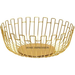 Set of 2 Black Color Powder Coated Metal Wire Made Exclusive Quality Fruits and Bread Serving Table Centerpiece <b>Basket</b> Supplies - Product Image 4