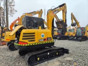 Vente flash : Mini-excavatrice sur chenilles SANY SY60C d'occasion, modèle 2020, pour la construction, l'agriculture - Composants principaux : moteur - Product Image 4