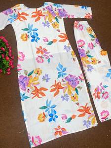 DESIGNER PARTY WEAR HEAVY MASLIN DIGITAL PRINT TOP-PENT - Product Image 3