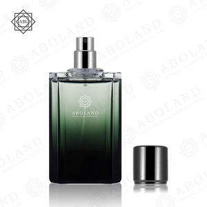 Flacons de parfum en verre pour parfums, 100ml, 1 pièce, nouveau Design, produit de luxe Direct d'usine, couleurs vert et noir - Product Image 3