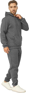 Men Tracksuits Piece Casual Long Sleeve Sweatsuits Athletic Hoodie and Sweatpants Set <b>Jogging</b> <b>Suit</b> - Product Image 2
