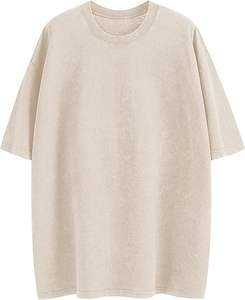 Camisetas de gran tamaño para mujer, de lavado ácido Vintage Camisetas básicas, camisetas holgadas de ajuste holgado, camisetas de algodón para entrenamiento - Product Image 1