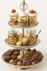 แท่นวางเค้กอลูมิเนียมโลหะสีเงินสุดหรูที่ผสมผสานฟังก์ชั่นและแฟชั่นเข้ากับขนมหวานของคุณได้อย่างสวยงาม - Product Image 3