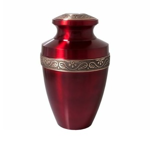 Urne funéraire en métal de style européen ASWAN INTERNATIONAL modèle U-2034, prête à être expédiée, pour cendres humaines et animales de compagnie - Product Image 4