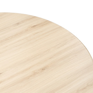 Ensemble table à manger ronde en bois massif antique de luxe personnalisable du milieu du siècle pour hôtels et restaurants - Product Image 3