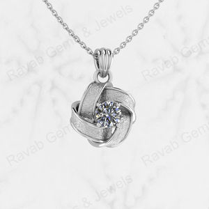 Superventas calidad superior 925 plata esterlina 6mm nudo celta CZ chapado en oro circón recuerdo joyería fina colgantes y dijes - Product Image 4