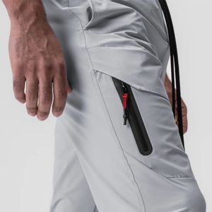 Pantalones Cargo Jogger Informales para Hombre-Ajuste Relajado con Cintura Elástica y Bolsillos para Comodidad Diaria - Product Image 3