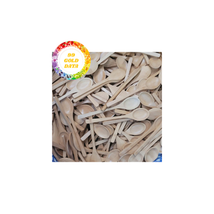 Cuillère et baguettes en bambou réutilisables et compostables pour les amoureux de la Terre - Product Image 1