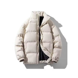 Men Padded Puffer <b>Jacket</b> Winter Warm Quilted Coat Lightweight Insulated Outerwear Streetwear Fashion - Product Image 5