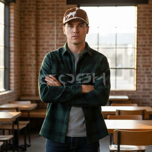 Western Style Genuine Brown & White Hair On Leather <b>Baseball</b> <b>Cap</b> Manufacturer - Product Image 2